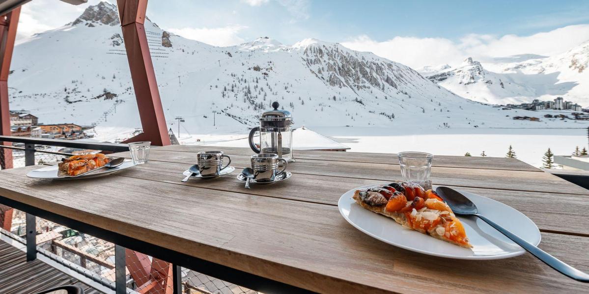 Ski verhuur Appartement 4 kamers bergnis 6 personen (302P) - Résidence Phoenix - Tignes - Terras