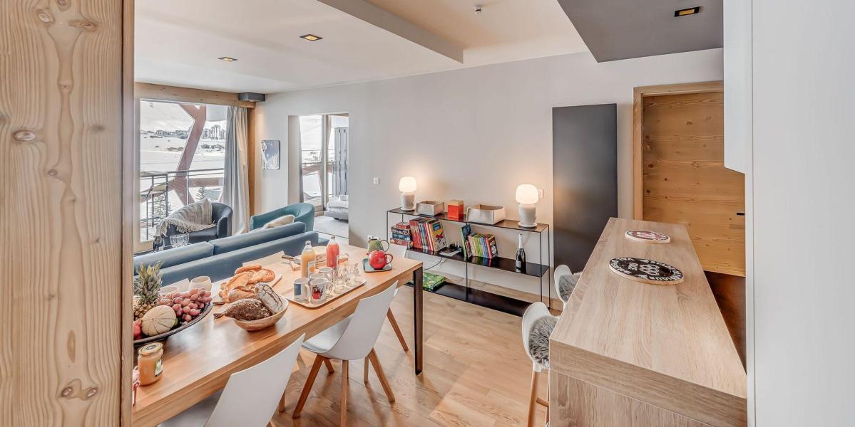 Ski verhuur Appartement 4 kamers bergnis 6 personen (302P) - Résidence Phoenix - Tignes - Woonkamer