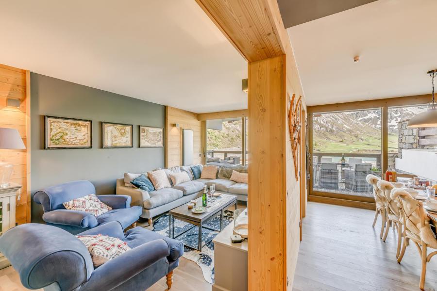 Ski verhuur Appartement 5 kamers 8 personen (101P) - Résidence Phoenix - Tignes - Woonkamer