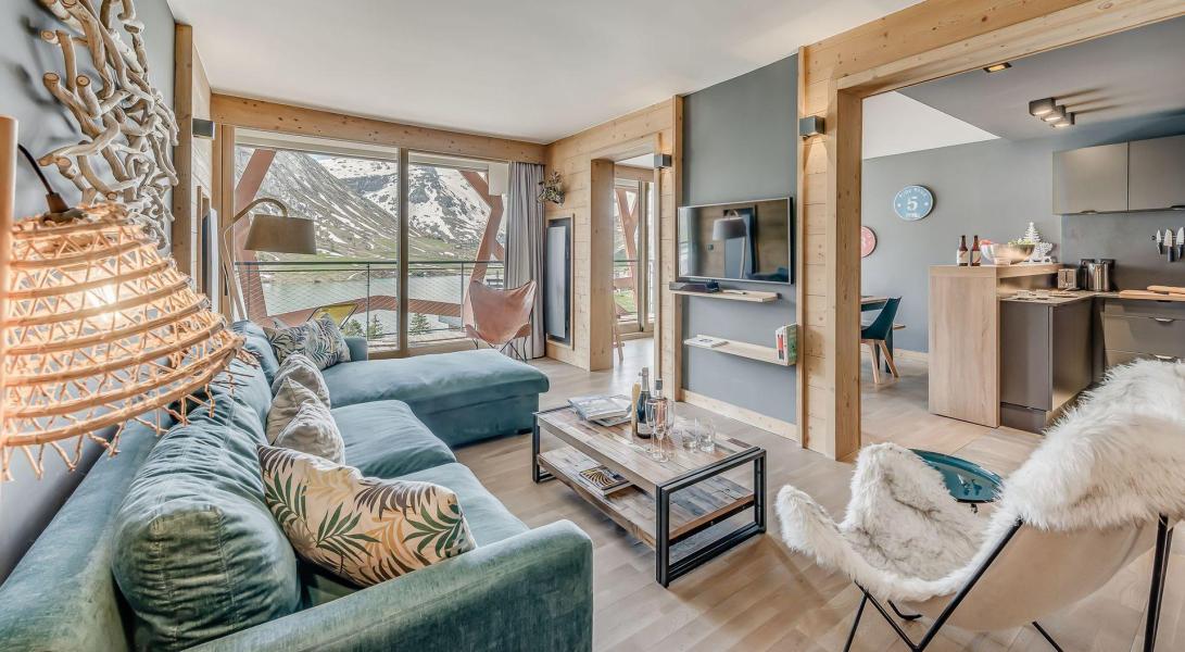 Ski verhuur Appartement 5 kamers 8 personen (301P) - Résidence Phoenix - Tignes - Woonkamer