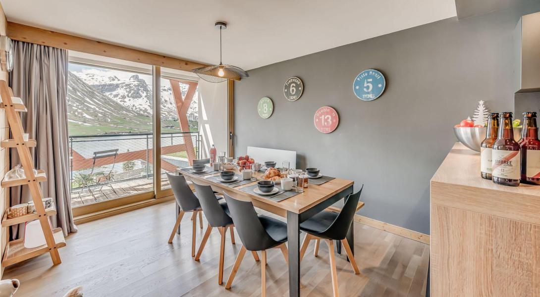 Ski verhuur Appartement 5 kamers 8 personen (301P) - Résidence Phoenix - Tignes - Woonkamer