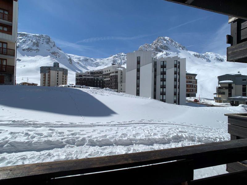 Rent in ski resort 2 room apartment 6 people (05) - Résidence Prariond B - Tignes - Balcony