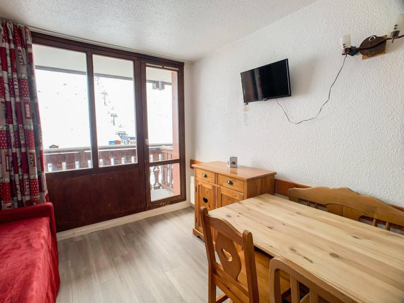 Ski verhuur Studio bergnis 4 personen (136) - Résidence Rond Point des Pistes B - Tignes - Woonkamer