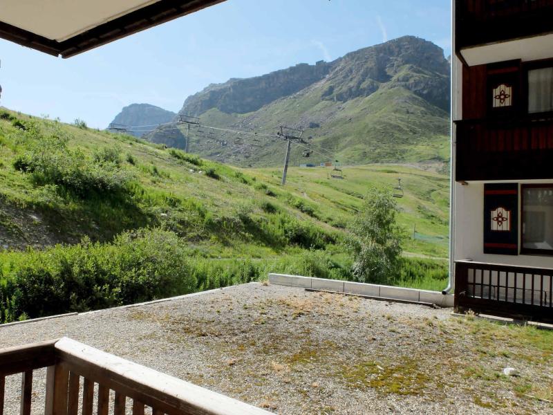 Rent in ski resort Studio cabin 4 people (094) - Résidence Rond Point des Pistes B - Tignes - Balcony