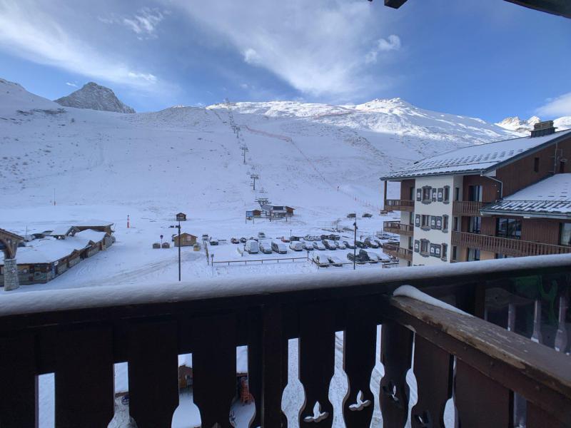 Location au ski Studio coin montagne 4 personnes (136) - Résidence Rond Point des Pistes B - Tignes - Terrasse