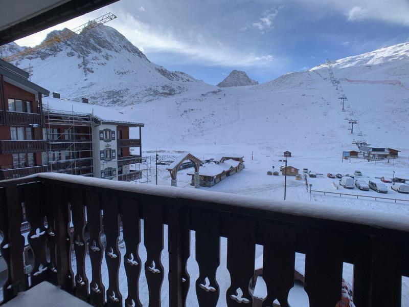 Location au ski Studio coin montagne 4 personnes (136) - Résidence Rond Point des Pistes B - Tignes - Terrasse