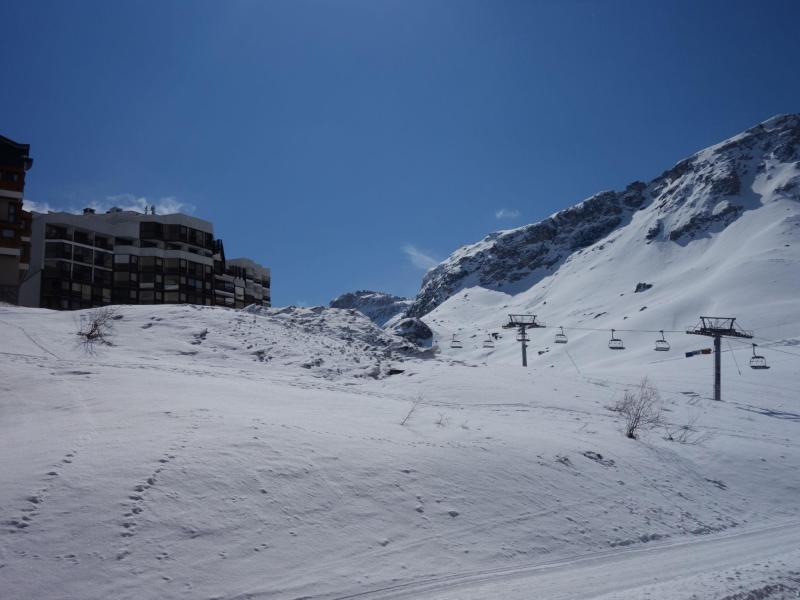 Location au ski Studio 2 personnes (10) - Rond Point des Pistes - Tignes - Extérieur hiver