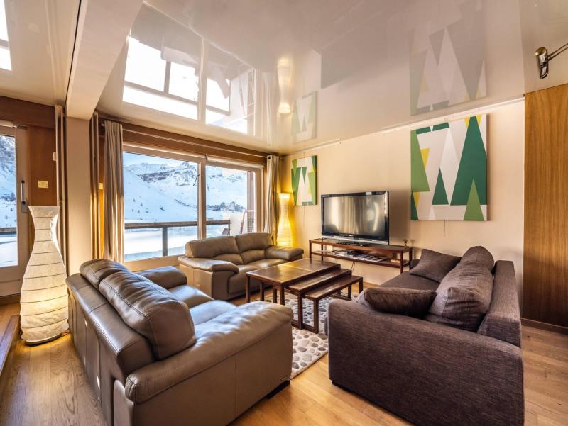 Ski verhuur Appartement 3 kamers 7 personen (24) - SHAMROCK - Tignes - Woonkamer