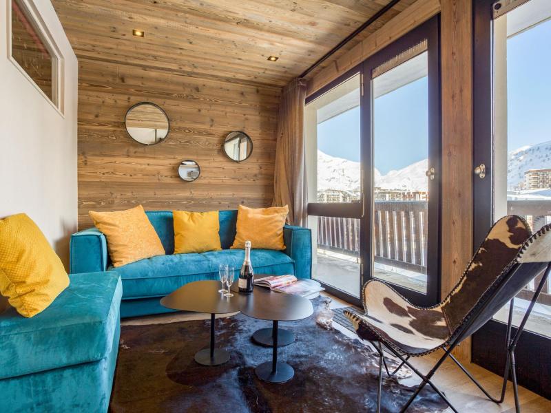 Skiverleih 3-Zimmer-Appartment für 4 Personen (1) - Super Tignes - Tignes - Wohnzimmer