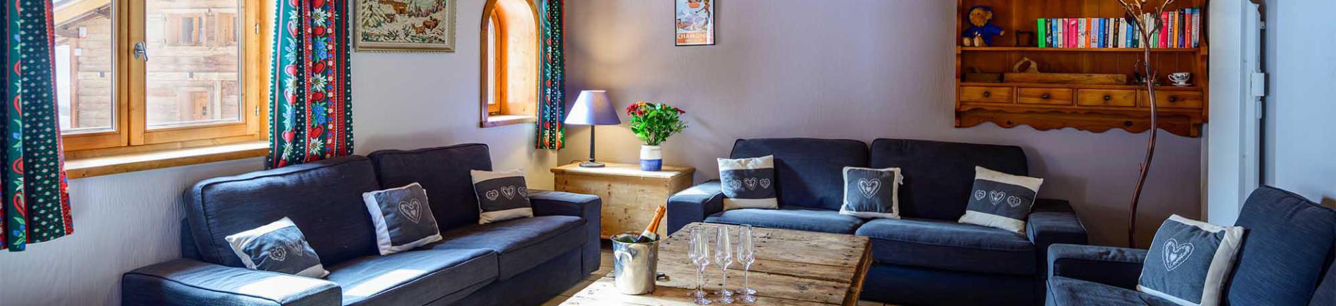 Rent in ski resort Chalet Camille - Tignes - Living room