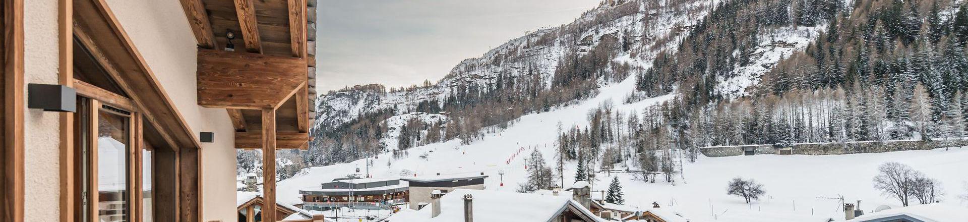 Ski verhuur Chalet Casa San Bernardo - Tignes - Buiten winter