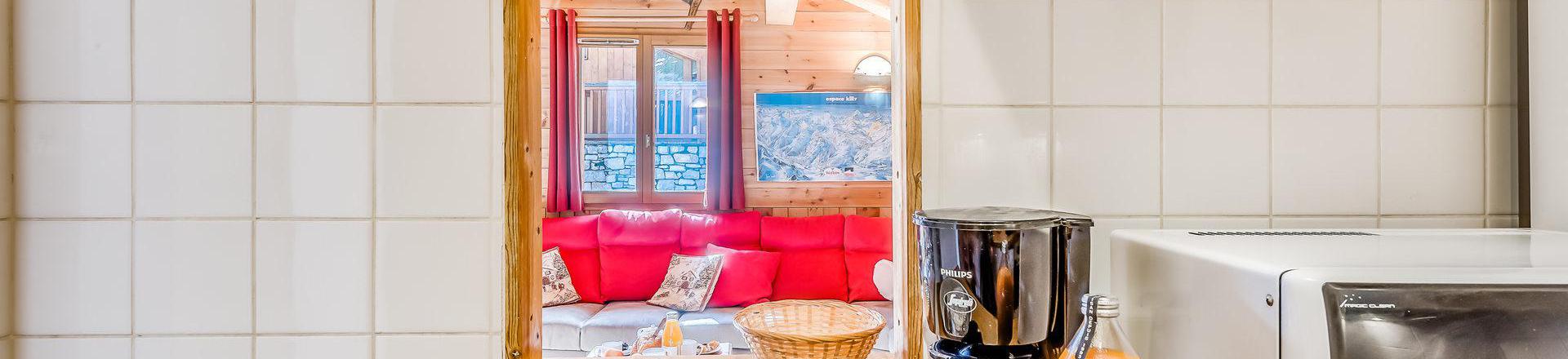 Аренда на лыжном курорте Апартаменты 6 комнат 10 чел. (2CH) - Chalet Gypaete - Tignes - Кухня