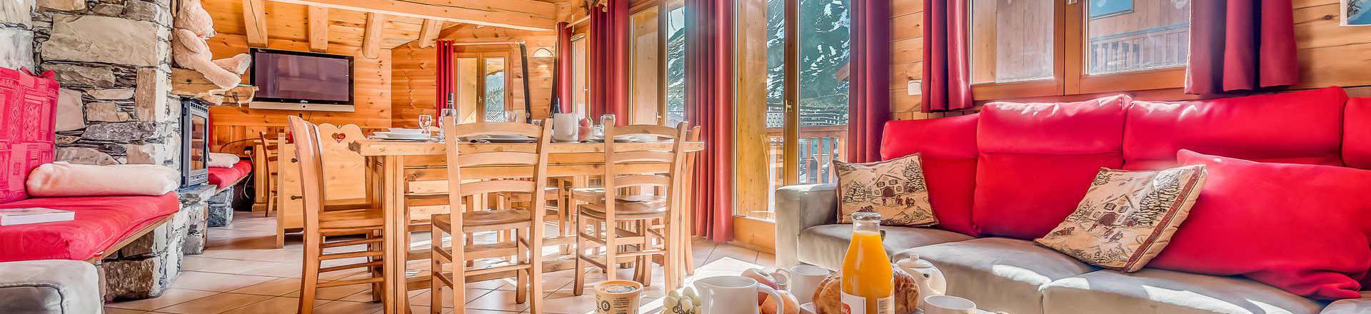 Аренда на лыжном курорте Апартаменты 6 комнат 10 чел. (2CH) - Chalet Gypaete - Tignes - Салон