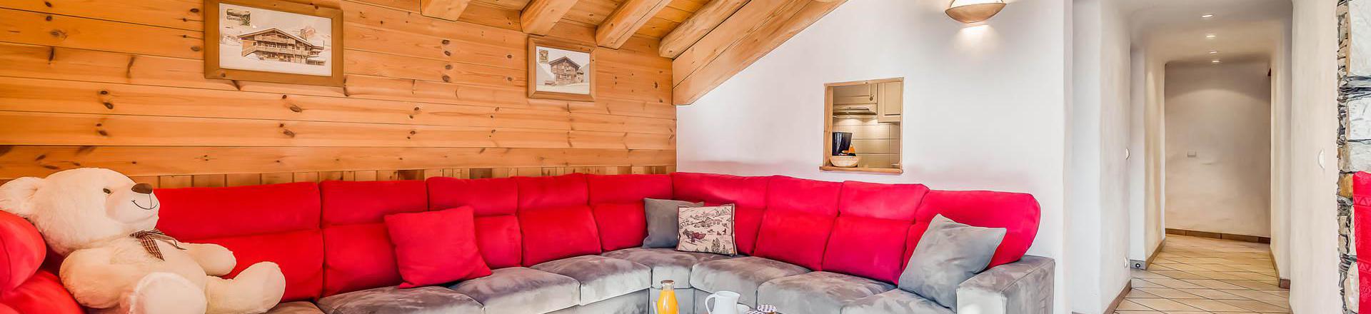 Аренда на лыжном курорте Апартаменты 6 комнат 10 чел. (2CH) - Chalet Gypaete - Tignes - Салон