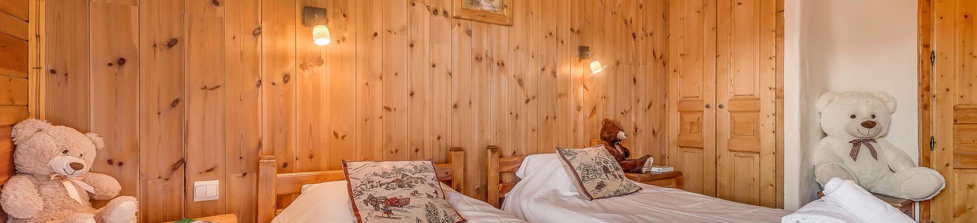 Skiverleih 7 Zimmer Maisonettewohnung für 14 Personen (1CH) - Chalet Gypaete - Tignes - Schlafzimmer