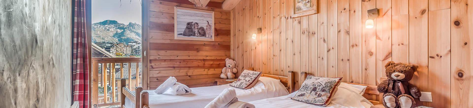 Ski verhuur Appartement 6 kamers 10 personen (2CH) - Chalet Gypaete - Tignes - Kamer