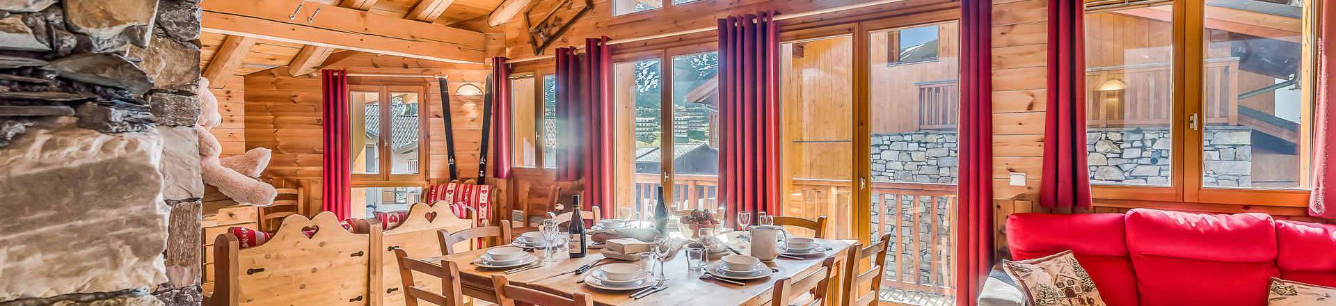 Ski verhuur Appartement 6 kamers 10 personen (2CH) - Chalet Gypaete - Tignes - Woonkamer