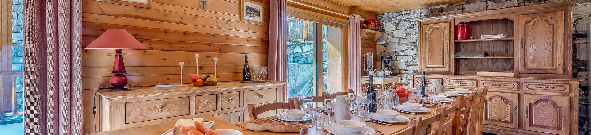 Ski verhuur Appartement duplex 7 kamers 14 personen (1CH) - Chalet Gypaete - Tignes - Woonkamer