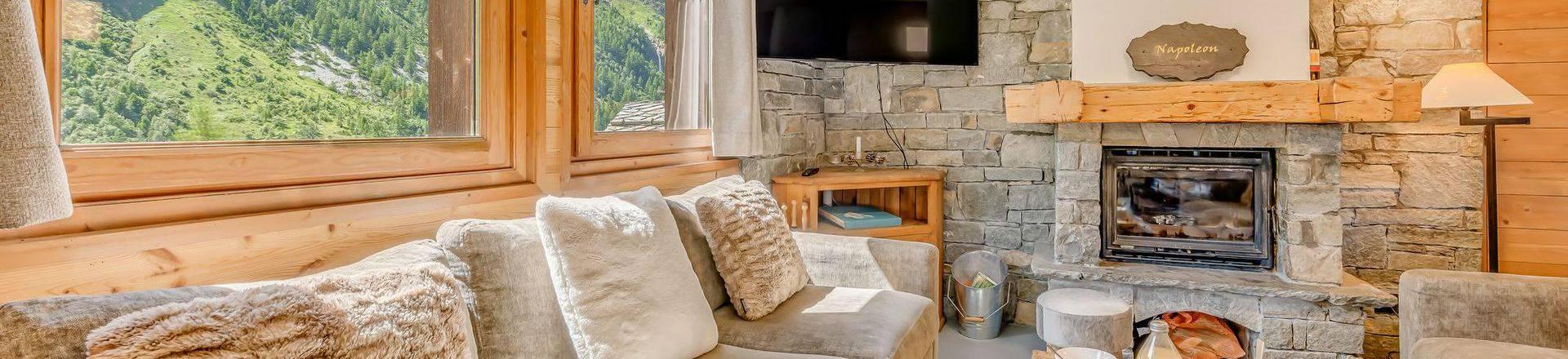 Аренда на лыжном курорте Шале триплекс 6 комнат 10 чел. (CH) - Chalet Napoléon - Tignes - Салон