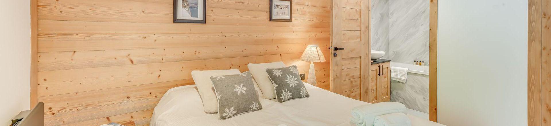 Location au ski Chalet triplex 6 pièces 10 personnes (CH) - Chalet Napoléon - Tignes - Chambre