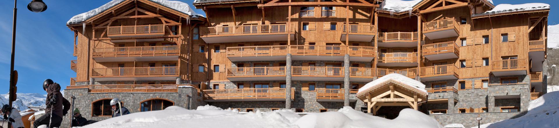Rent in ski resort Résidence le Télémark - Tignes - Winter outside