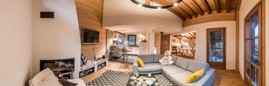 Rent in ski resort 7 room chalet 12 people (CH) - Chalet Breckenridge Sud  - Tignes - Living room