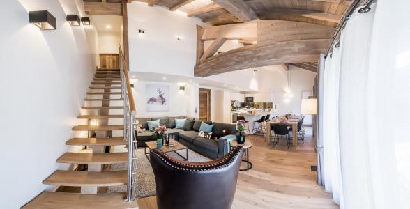 Аренда на лыжном курорте Апартаменты дуплекс 6 комнат 9 чел. (P) - Chalet Eagle Lodge - Tignes - Салон