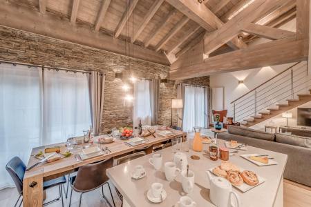 Аренда на лыжном курорте Апартаменты дуплекс 6 комнат 9 чел. (P) - Chalet Eagle Lodge - Tignes - Салон