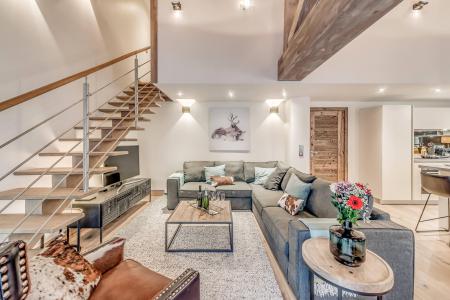 Аренда на лыжном курорте Апартаменты дуплекс 6 комнат 9 чел. (P) - Chalet Eagle Lodge - Tignes - Салон