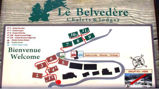 Location au ski Chalet Eagle Lodge - Tignes - Plan