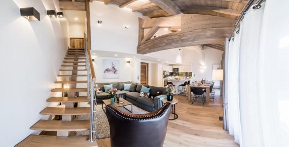 Rent in ski resort 6 room duplex apartment 9 people (P) - Chalet Eagle Lodge - Tignes