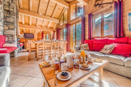 Ski verhuur Appartement 6 kamers 10 personen (2CH) - Chalet Gypaete - Tignes - Woonkamer