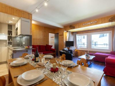 Rent in ski resort 3 room apartment 6 people (1) - Grand Roc - Tignes - Living room