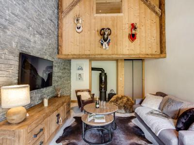 Skiverleih 3-Zimmer-Appartment für 8 Personen (2) - Grand Roc - Tignes - Wohnzimmer