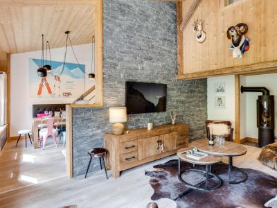 Skiverleih 3-Zimmer-Appartment für 8 Personen (2) - Grand Roc - Tignes - Wohnzimmer