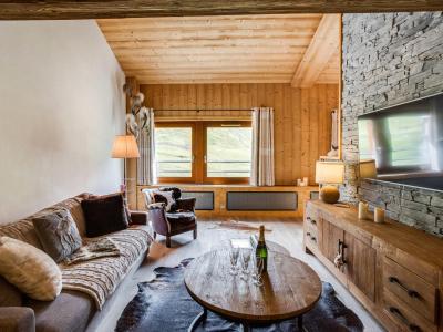 Ski verhuur Appartement 3 kamers 8 personen (2) - Grand Roc - Tignes - Woonkamer