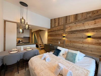 Skiverleih 2 Zimmer Maisonettewohnung für 4 Personen (39) - Haut du Val Claret B2 - Tignes - Wohnzimmer