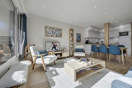 Skiverleih 2-Zimmer-Appartment für 4 Personen (LARGHETTO) - La Résidence Bec Rouge - Tignes - Wohnzimmer
