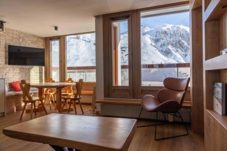 Ski verhuur Appartement 2 kamers bergnis 4 personen (1F) - La Résidence Combe Folle - Tignes - Woonkamer