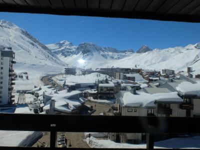 Ski verhuur Studio bergnis 4 personen (105) - La Résidence Home Club - Tignes - Balkon