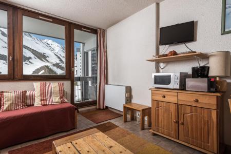 Ski verhuur Studio bergnis 4 personen (185) - La Résidence Home Club - Tignes - Woonkamer