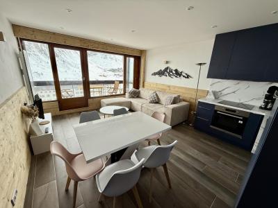 Skiverleih 2-Zimmer-Holzhütte für 4 Personen (Logement 2 pièces 4 personnes (TI-BEC-342)) - La Résidence le Bec Rouge - Tignes - Wohnzimmer
