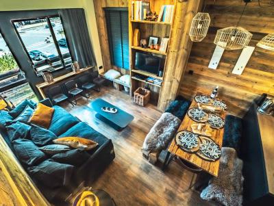 Ski verhuur Appartement duplex 3 kamers 6 personen (33) - La Résidence le Hameau de Tovière - Tignes - Woonkamer