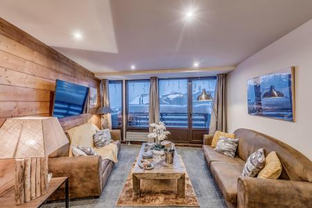 Skiverleih 3-Zimmer-Holzhütte für 8 Personen (4P) - La Résidence le Palafour - Tignes - Wohnzimmer