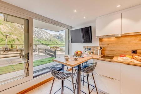 Ski verhuur Studio bergnis 4 personen (202P) - La Résidence le Palafour - Tignes