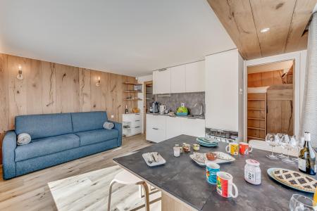 Skiverleih Studio Schlafnische 4 Personen (208P) - La Résidence le Palafour - Tignes - Wohnzimmer