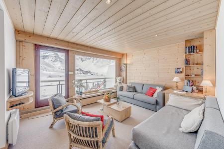 Ski verhuur Appartement 3 kamers 8 personen (52-54P) - La Résidence les Ducs de Savoie - Tignes - Woonkamer