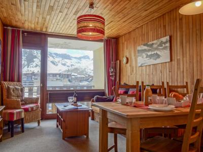 Ski verhuur Appartement 3 kamers 6 personen (9) - Le 2100 A et B - Tignes - Woonkamer