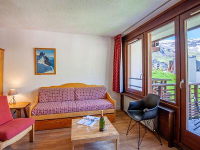 Ski verhuur Appartement 3 kamers 8 personen (40) - Le Curling B - Tignes - Woonkamer