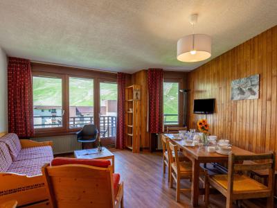 Ski verhuur Appartement 3 kamers 8 personen (40) - Le Curling B - Tignes - Woonkamer